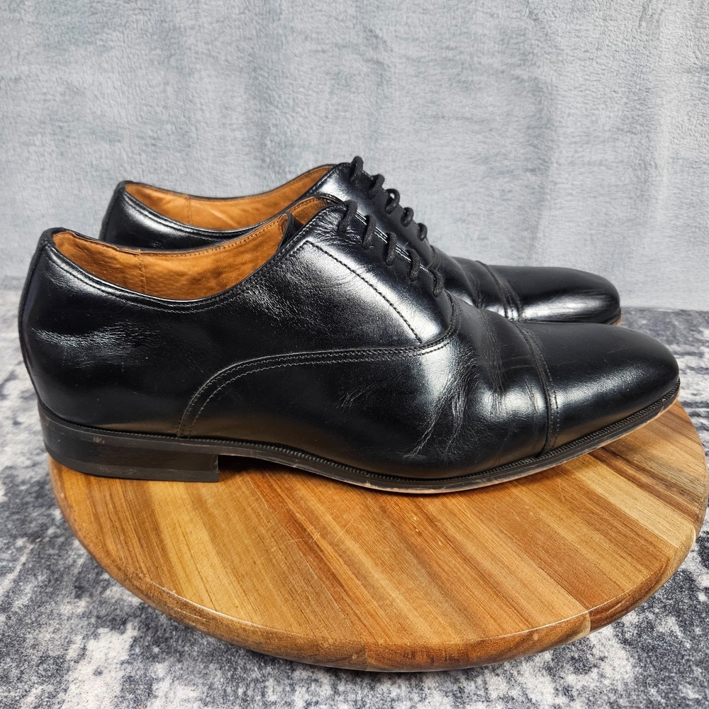Florsheim Corbetta Black Lace Cap Toe Oxford Casual Dress Shoes Mens Size 10.5 D